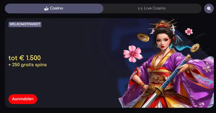 Katana Spin Casino NL Katana Spin Casino bonus